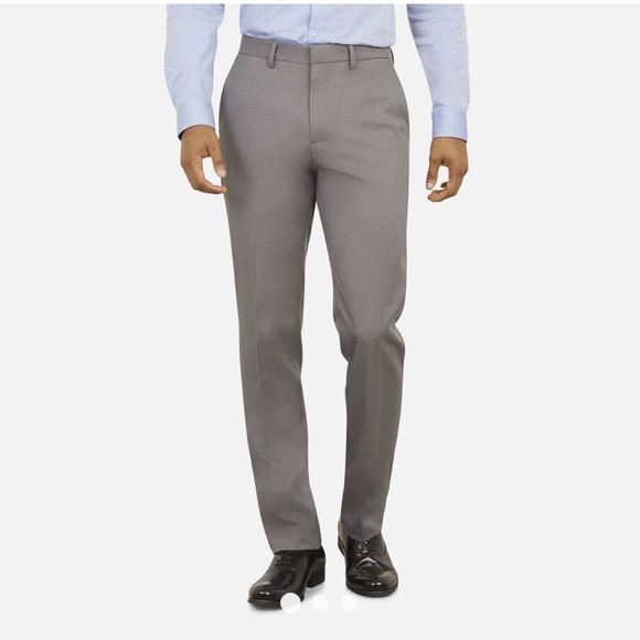 KENNETH COLE REACTION HEATHER GAB SLIM FIT PANTS - Picture 1 of 3